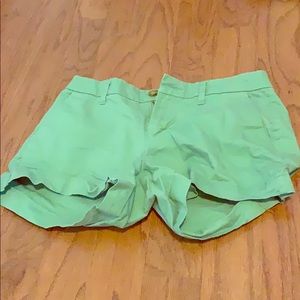 Green shorts